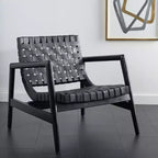 Fauteuil en cuir tressé Bellona - ACH1004 - Safavieh