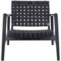 Bellona Leather Woven Accent Chair - ACH1004 - Safavieh