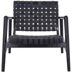 Bellona Leather Woven Accent Chair - ACH1004 - Safavieh