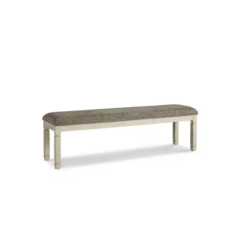 Signature Design by Ashley Casual Bolanburg 65 Dining Bench, Antique Cream/Brown