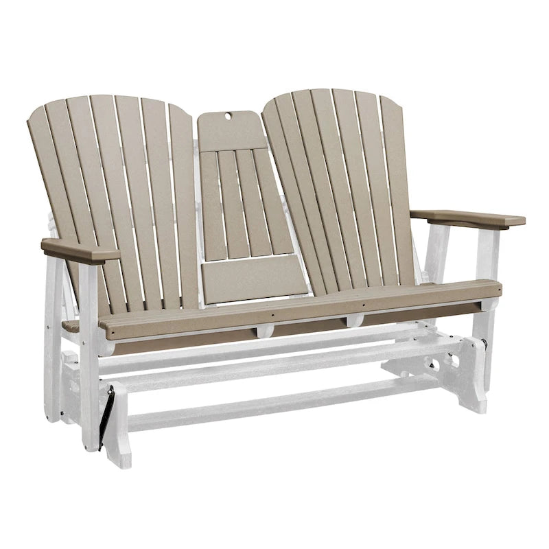 Fauteuil planeur deux places avec dossier en éventail et tablette/porte-gobelet rabattable American Furniture Classics - S.O.