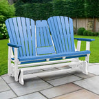 Fauteuil planeur deux places avec dossier en éventail et tablette/porte-gobelet rabattable American Furniture Classics - S.O.