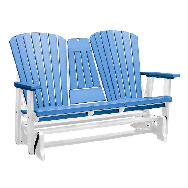 Fauteuil planeur deux places avec dossier en éventail et tablette/porte-gobelet rabattable American Furniture Classics - S.O.