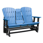 Fauteuil planeur deux places avec dossier en éventail et tablette/porte-gobelet rabattable American Furniture Classics - S.O.