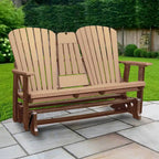 Fauteuil planeur deux places avec dossier en éventail et tablette/porte-gobelet rabattable American Furniture Classics - S.O.