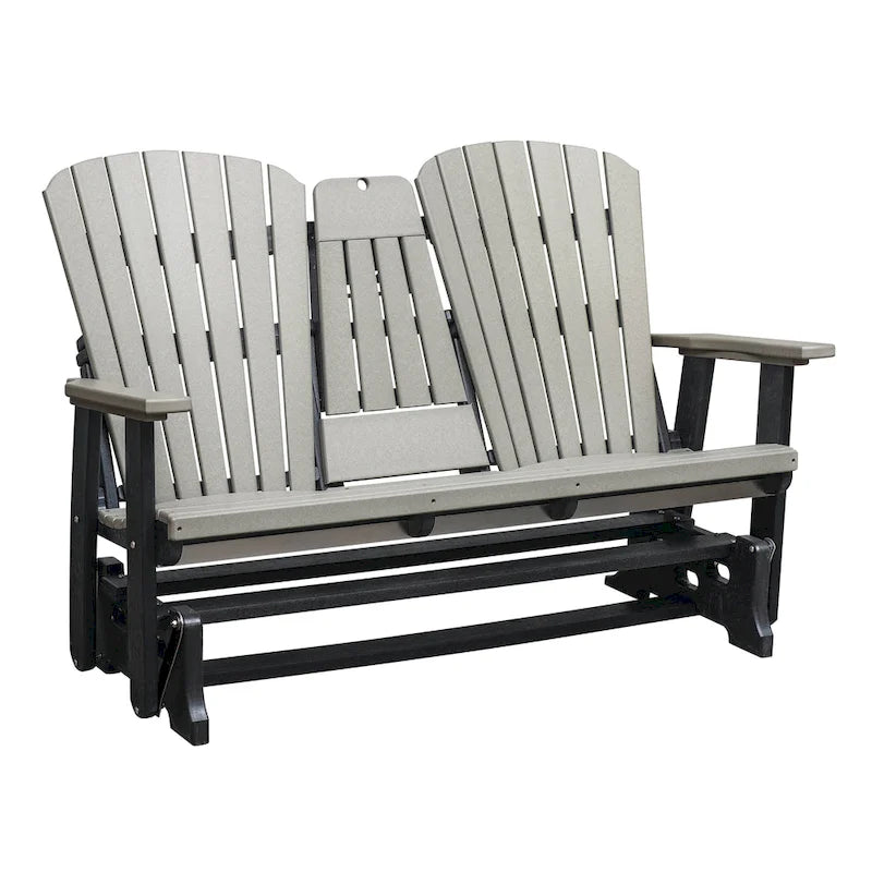 Fauteuil planeur deux places avec dossier en éventail et tablette/porte-gobelet rabattable American Furniture Classics - S.O.