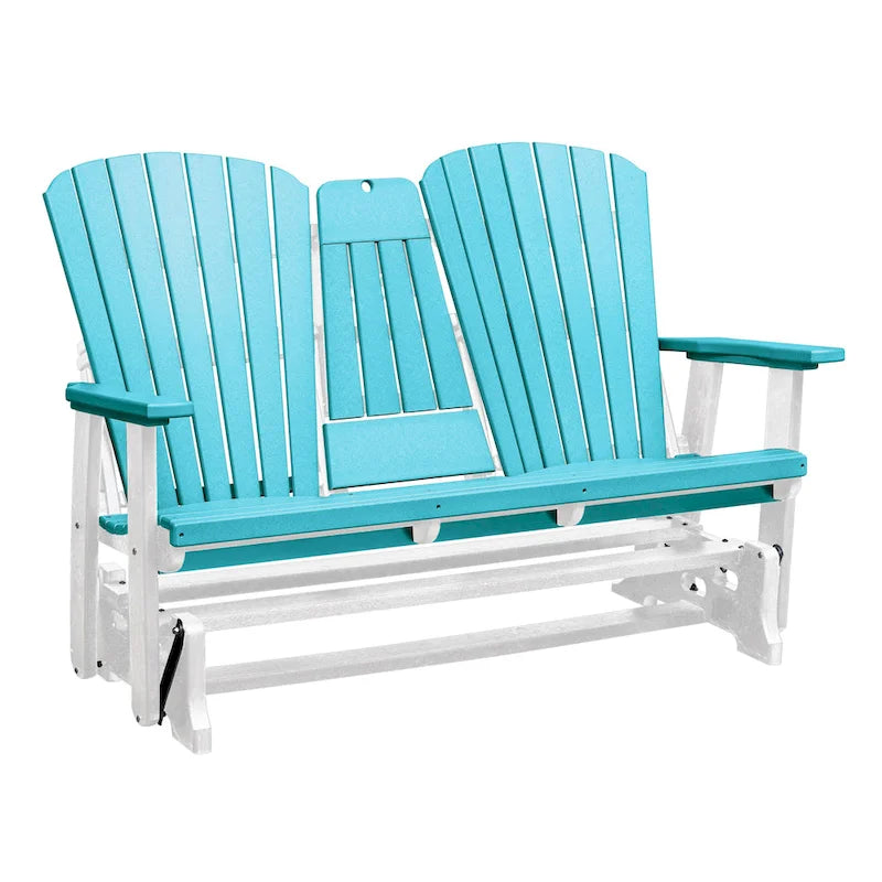 Fauteuil planeur deux places avec dossier en éventail et tablette/porte-gobelet rabattable American Furniture Classics - S.O.