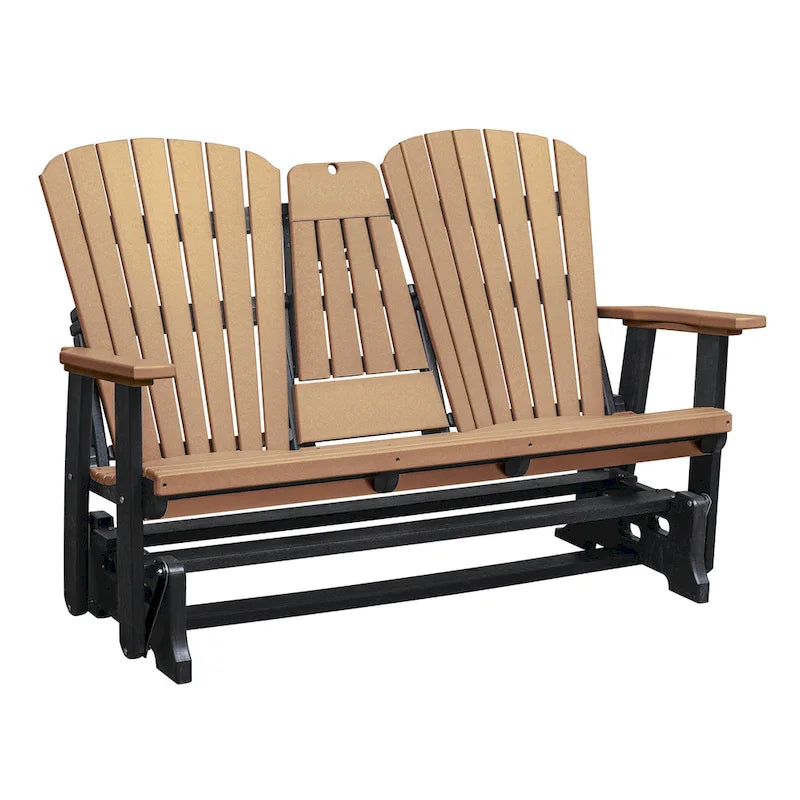 Fauteuil planeur deux places avec dossier en éventail et tablette/porte-gobelet rabattable American Furniture Classics - S.O.