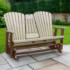 Fauteuil planeur deux places avec dossier en éventail et tablette/porte-gobelet rabattable American Furniture Classics - S.O.