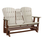 Fauteuil planeur deux places avec dossier en éventail et tablette/porte-gobelet rabattable American Furniture Classics - S.O.