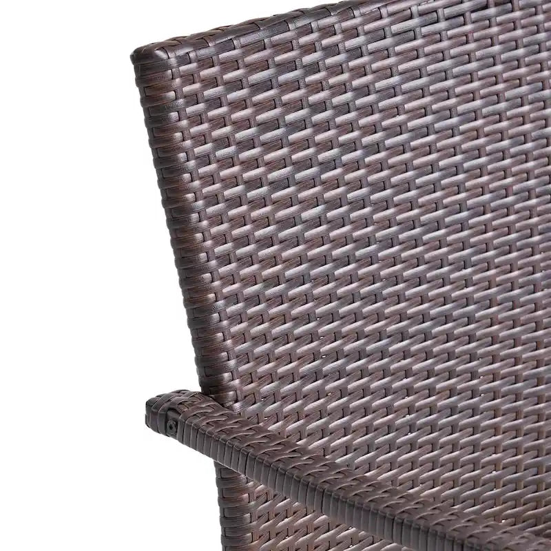 Ensemble repas d'extérieur 7 pièces Corleone avec coussins par Christopher Knight Home