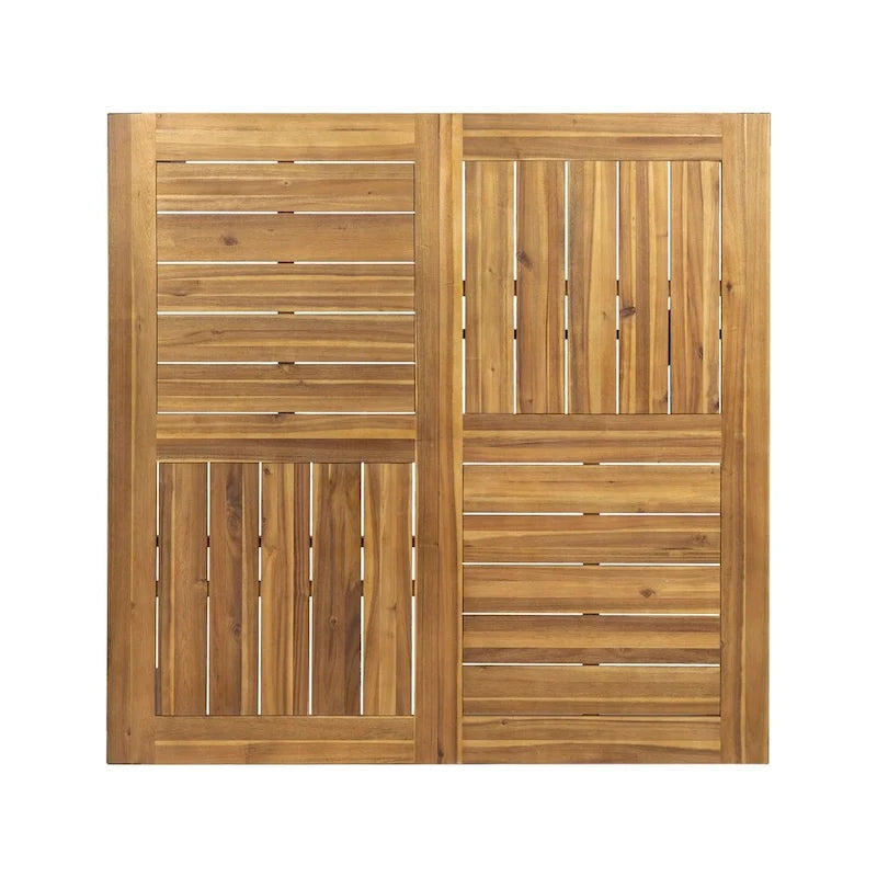 Ensemble de salle à manger d'extérieur Esfera 8 places en bois d'acacia et aluminium moulé avec coussins par Christopher Knight Home