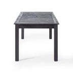 Ensemble de salle à manger extensible 7 pièces en bois et osier Elmar Outdoor par Christopher Knight Home