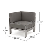 Ensemble de conversation et canapé d'extérieur 11 pièces Cape Coral par Christopher Knight Home
