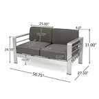 Ensemble repas d'extérieur Cape Coral + salon de jardin + chaises longues + table basse de Christopher Knight Home