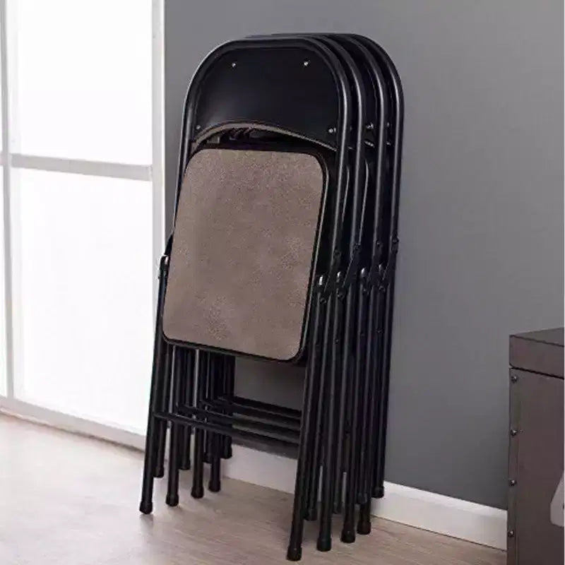 MECO Lot de 4 chaises pliantes rembourrées de luxe Sudden Comfort avec assise de 40,6 x 40,6 cm et patins de protection pour les pieds