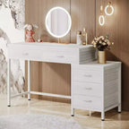 Coiffeuse Tribesigns avec 5 Tiroirs (Sans Miroir)