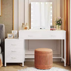 Coiffeuse Tribesigns avec 5 Tiroirs (Sans Miroir)