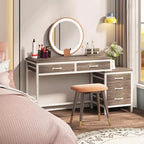 Coiffeuse Tribesigns avec 5 Tiroirs (Sans Miroir)