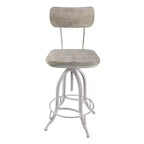 Tabouret de bar réglable en hauteur Carolina Living Mason