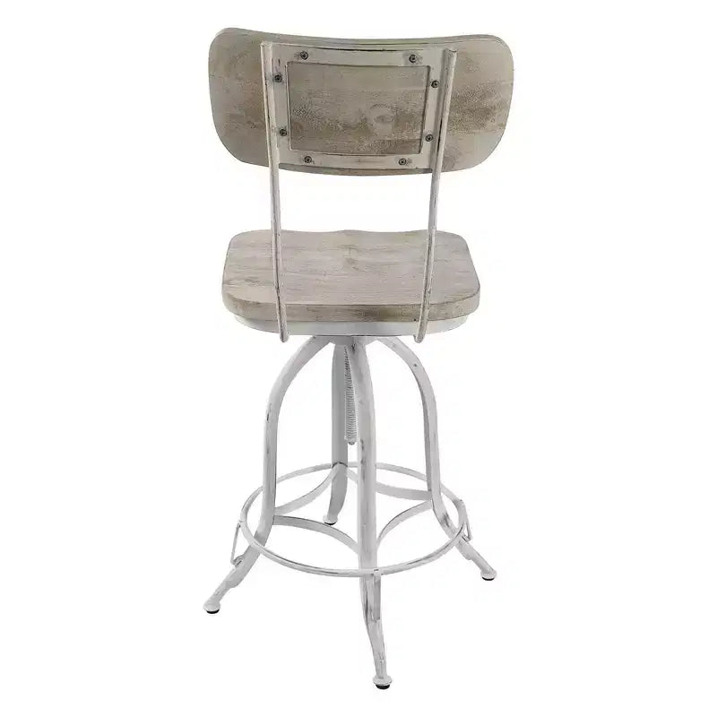 Tabouret de bar réglable en hauteur Carolina Living Mason