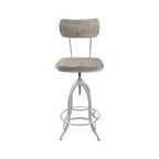 Tabouret de bar réglable en hauteur Carolina Living Mason