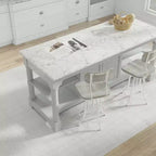 Tabouret de bar réglable en hauteur Carolina Living Mason