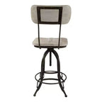 Tabouret de bar réglable en hauteur Carolina Living Mason