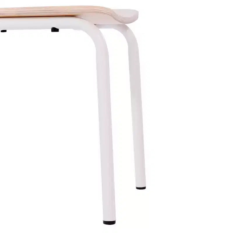 Chaise de salle à manger en bois massif de qualité commerciale Flash Furniture Cyprus avec cadre en métal et finition antique
