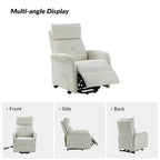 Fauteuil inclinable motorisé Elisa Power (lot de 2) avec base métallique