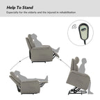 Fauteuil inclinable motorisé Elisa Power (lot de 2) avec base métallique