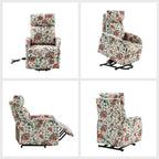 Fauteuil inclinable motorisé Elisa Power (lot de 2) avec base métallique