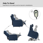 Fauteuil inclinable motorisé Elisa Power (lot de 2) avec base métallique
