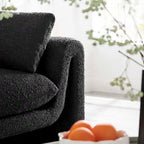 Canapé en tissu bouclé Waverly
