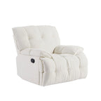 Fauteuil de salon inclinable fonctionnel avec accoudoirs pivotants à 360 degrés Style moderne