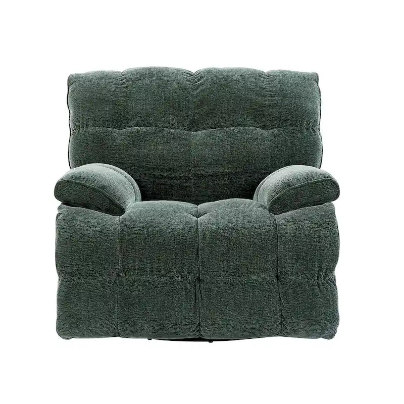 Fauteuil de salon inclinable fonctionnel avec accoudoirs pivotants à 360 degrés Style moderne
