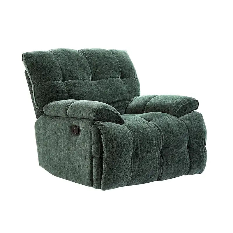 Fauteuil de salon inclinable fonctionnel avec accoudoirs pivotants à 360 degrés Style moderne