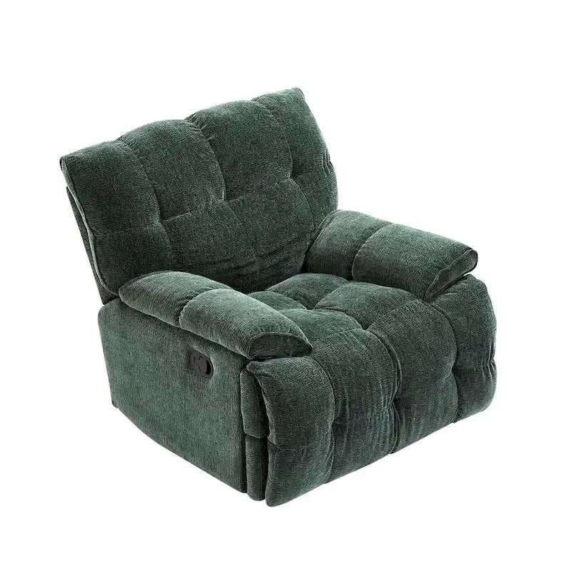 Fauteuil de salon inclinable fonctionnel avec accoudoirs pivotants à 360 degrés Style moderne