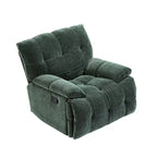 Fauteuil de salon inclinable fonctionnel avec accoudoirs pivotants à 360 degrés Style moderne
