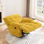 Fauteuil de salon inclinable fonctionnel avec accoudoirs pivotants à 360 degrés Style moderne
