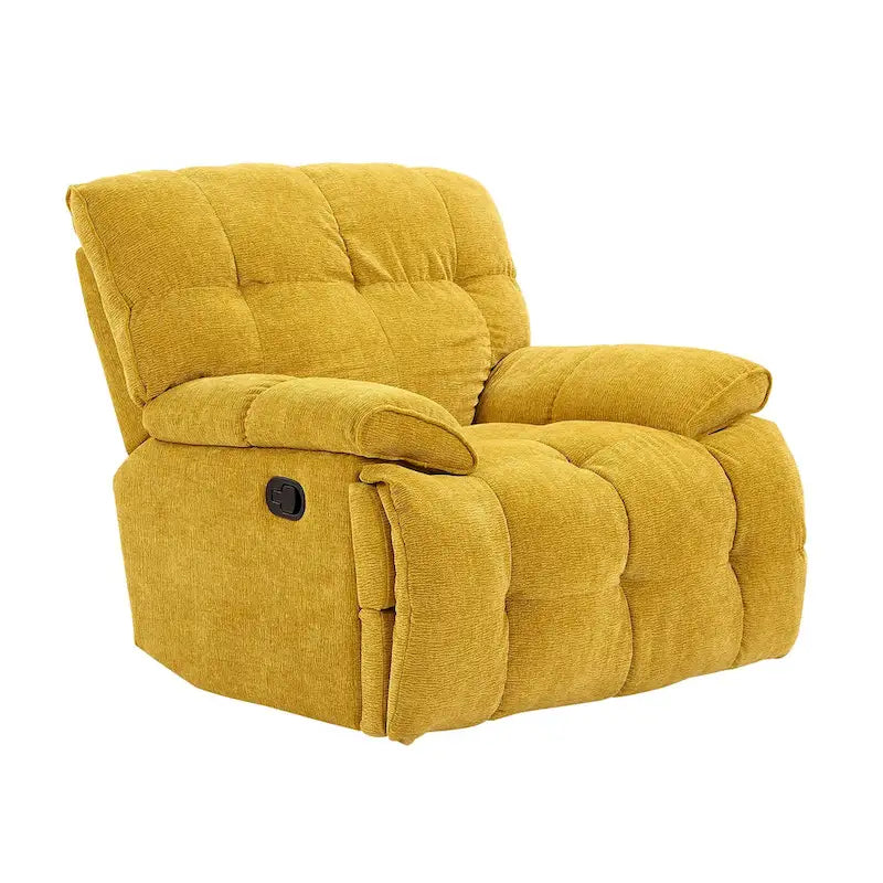 Fauteuil de salon inclinable fonctionnel avec accoudoirs pivotants à 360 degrés Style moderne