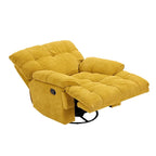 Fauteuil de salon inclinable fonctionnel avec accoudoirs pivotants à 360 degrés Style moderne