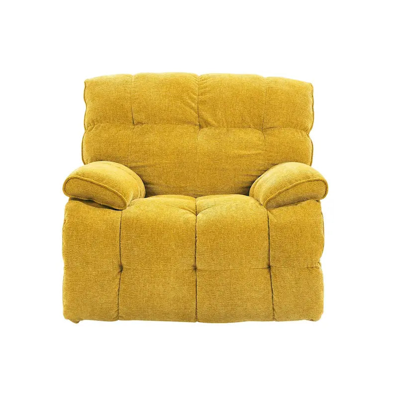 Fauteuil de salon inclinable fonctionnel avec accoudoirs pivotants à 360 degrés Style moderne