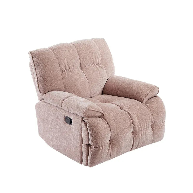 Fauteuil de salon inclinable fonctionnel avec accoudoirs pivotants à 360 degrés Style moderne