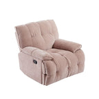 Fauteuil de salon inclinable fonctionnel avec accoudoirs pivotants à 360 degrés Style moderne