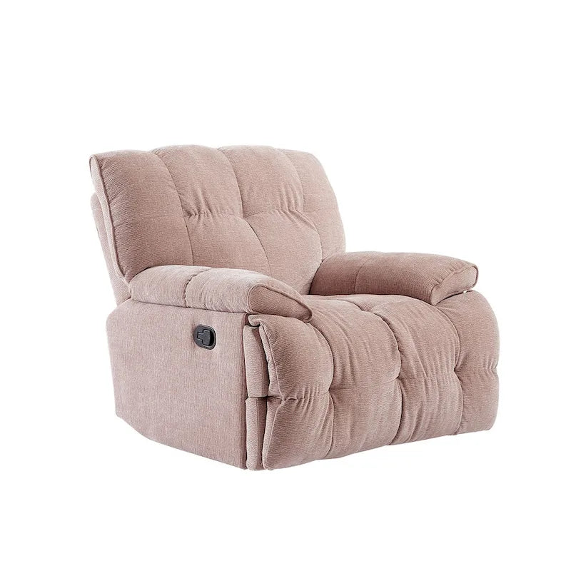 Fauteuil de salon inclinable fonctionnel avec accoudoirs pivotants à 360 degrés Style moderne