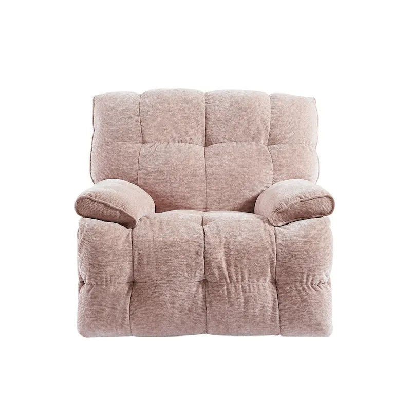 Fauteuil de salon inclinable fonctionnel avec accoudoirs pivotants à 360 degrés Style moderne