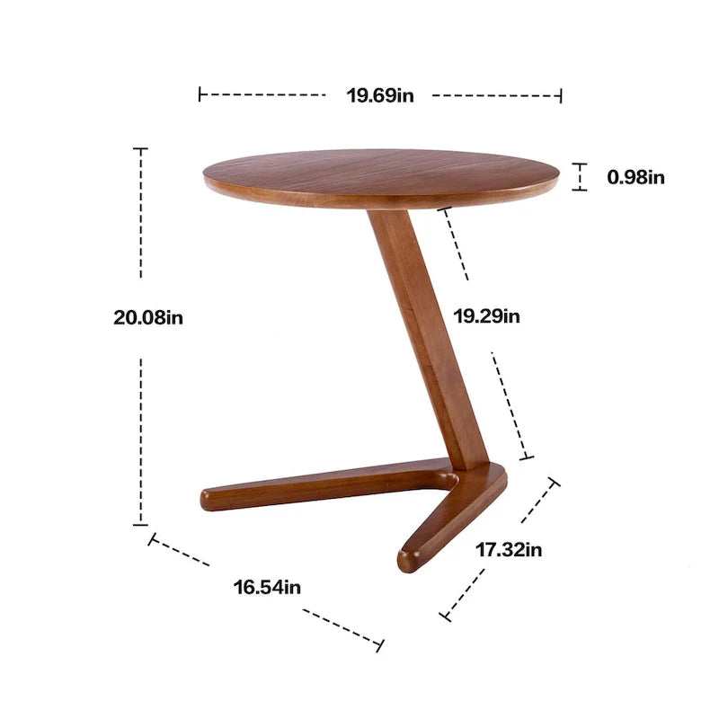 Lot de 2 fauteuils d'appoint modernes du milieu du siècle avec table d'appoint