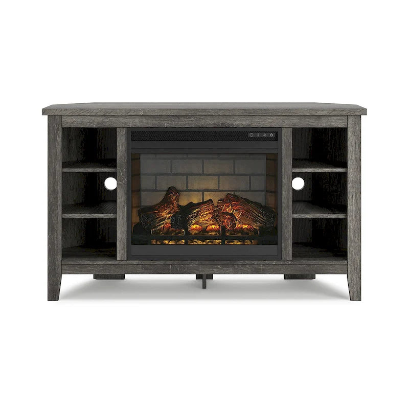 Meuble TV d'angle avec cheminée électrique Arlenbry de Signature Design by Ashley – 48 larg. x 15,75 prof. x 28,5 haut.
