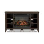 Meuble TV d'angle avec cheminée électrique Arlenbry de Signature Design by Ashley – 48 larg. x 15,75 prof. x 28,5 haut.